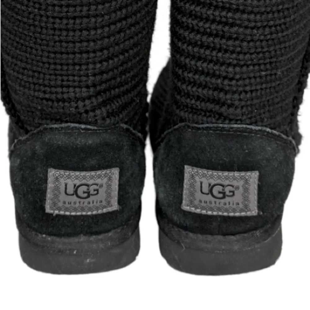 UGG Classic Cardy Knit Button Boots Grunge Cozy - Picture 6 of 12